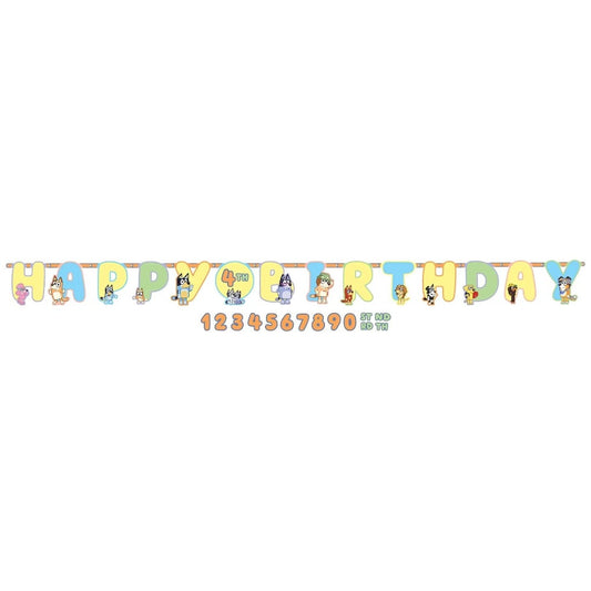 Happy Birthday Banner Bluey