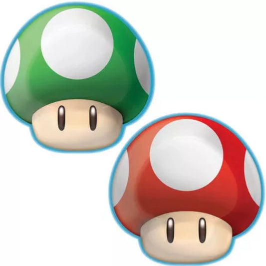 Green & Red Super Mario Brothers - Plates