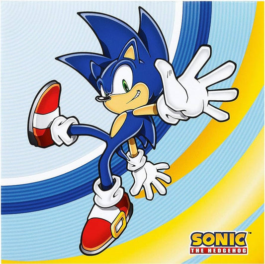 Sonic The Hedgehog Luncheon Size Paper Napkins, 20-Count