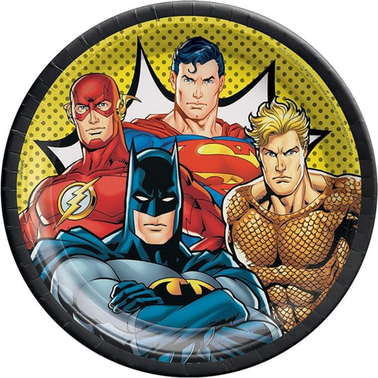 Héroes de la Liga de la Justicia Unidos - Placas