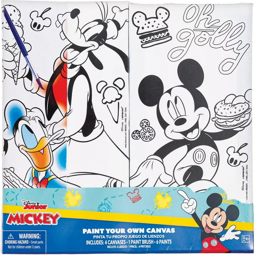 Disney Mickey Mouse Color Your Own Canvas