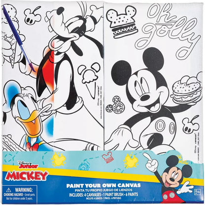 Disney Mickey Mouse Color Your Own Canvas