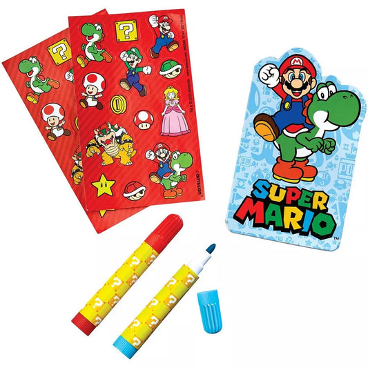 Set de papelería de los hermanos Super Mario