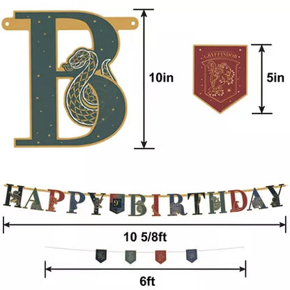 Harry Potter Cardstock Birthday Banner Kit