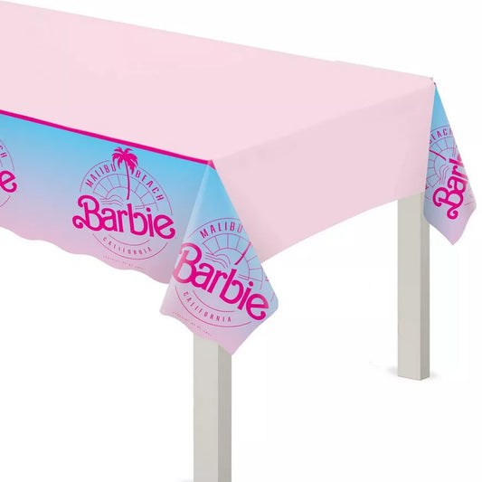 Malibu Barbie Plastic Table Cover