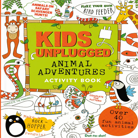 Libro de actividades de aventuras animales