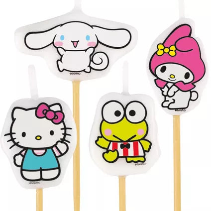 Hello Kitty & Friends Pick Birthday Candles