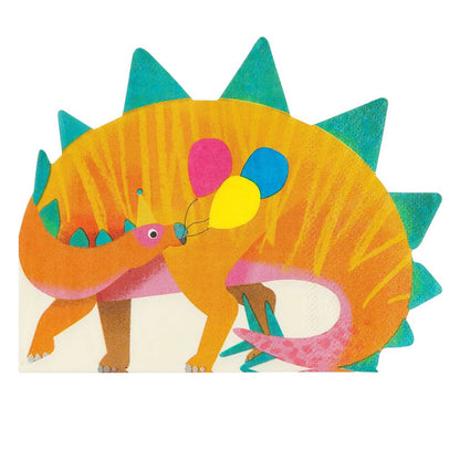 Servilletas con forma de Dinosarurio