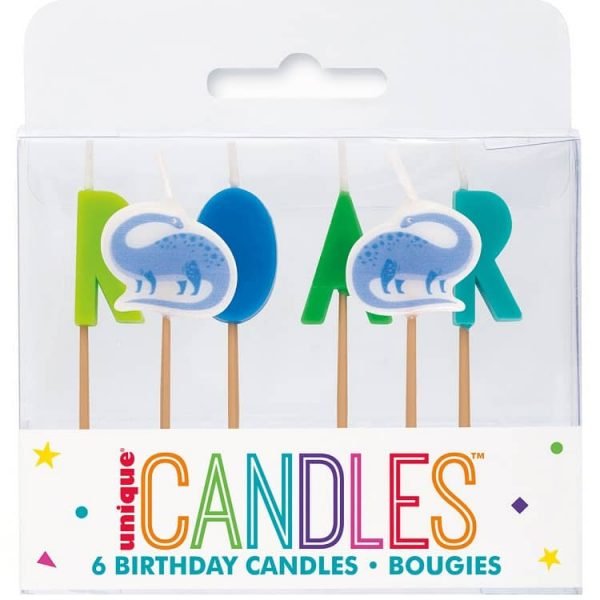 Dinosaur Birthday Candles