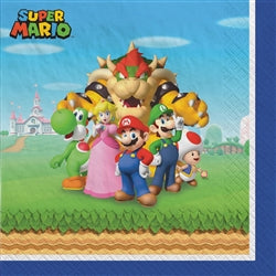 Super Mario Bros Luncheon Napkins