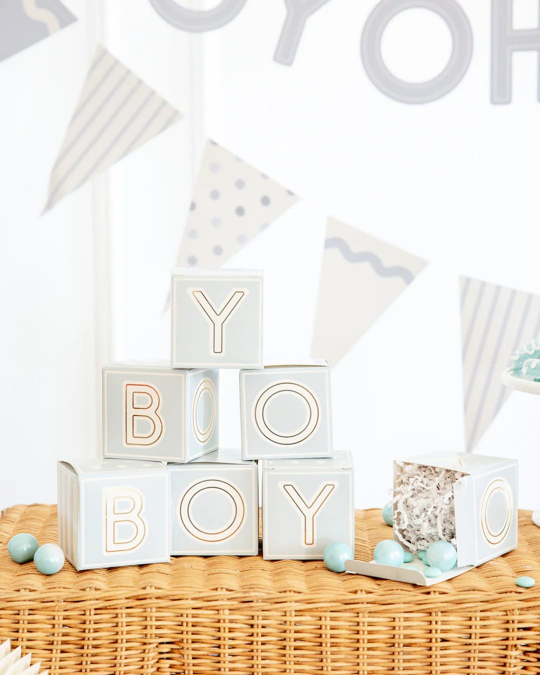 Blue Block Treat Box