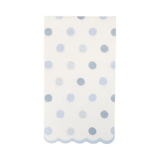 Baby Blue Polka Dot Dinner Napkin