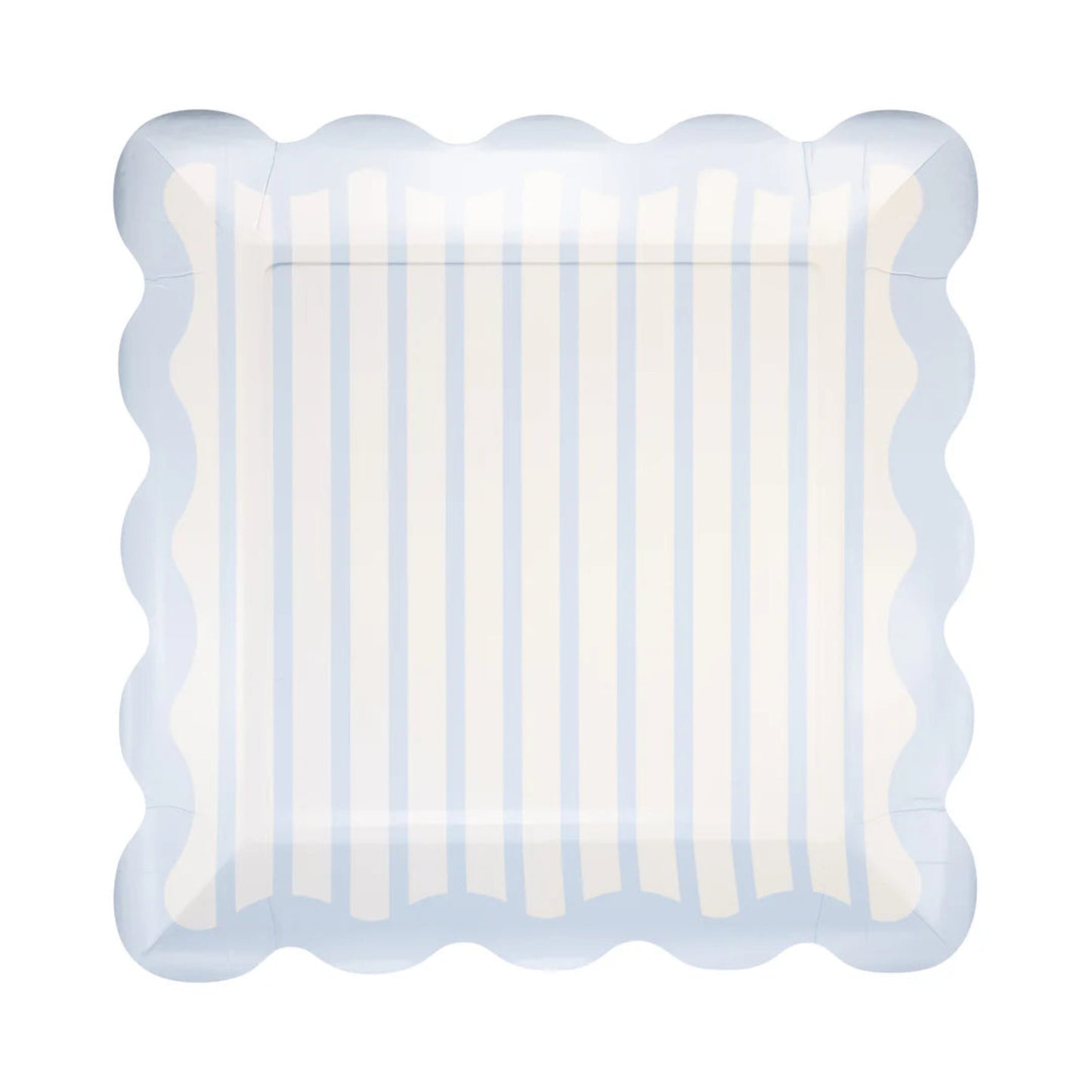 Blue Striped 10" Plate