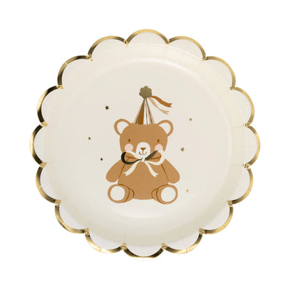 Teddy Bear Baby Dessert Plate