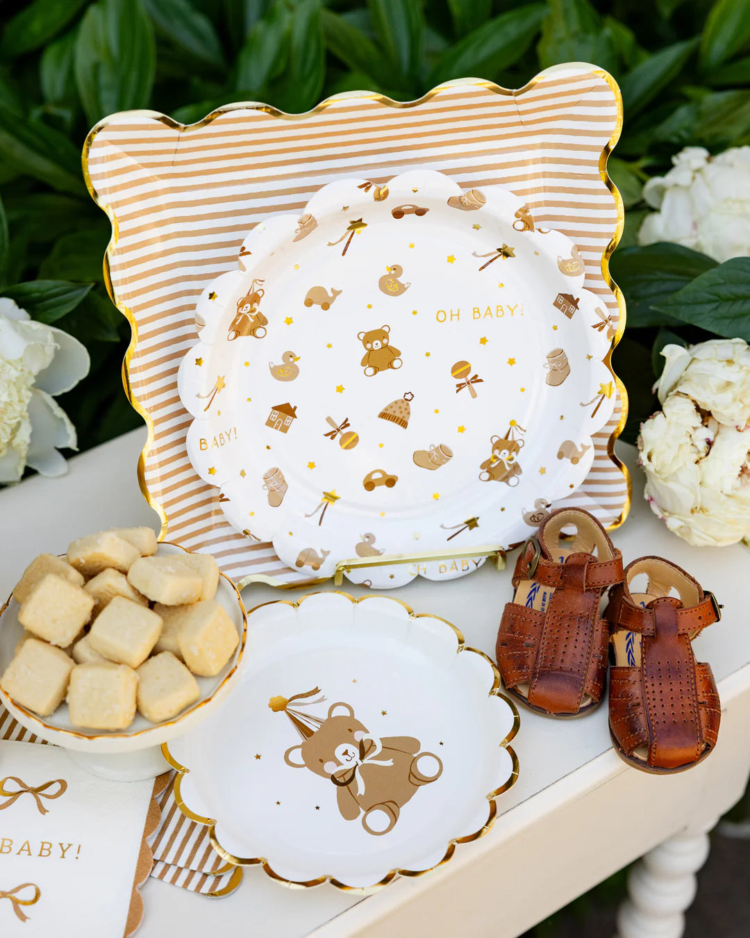 Teddy Bear Baby Pattern Plate