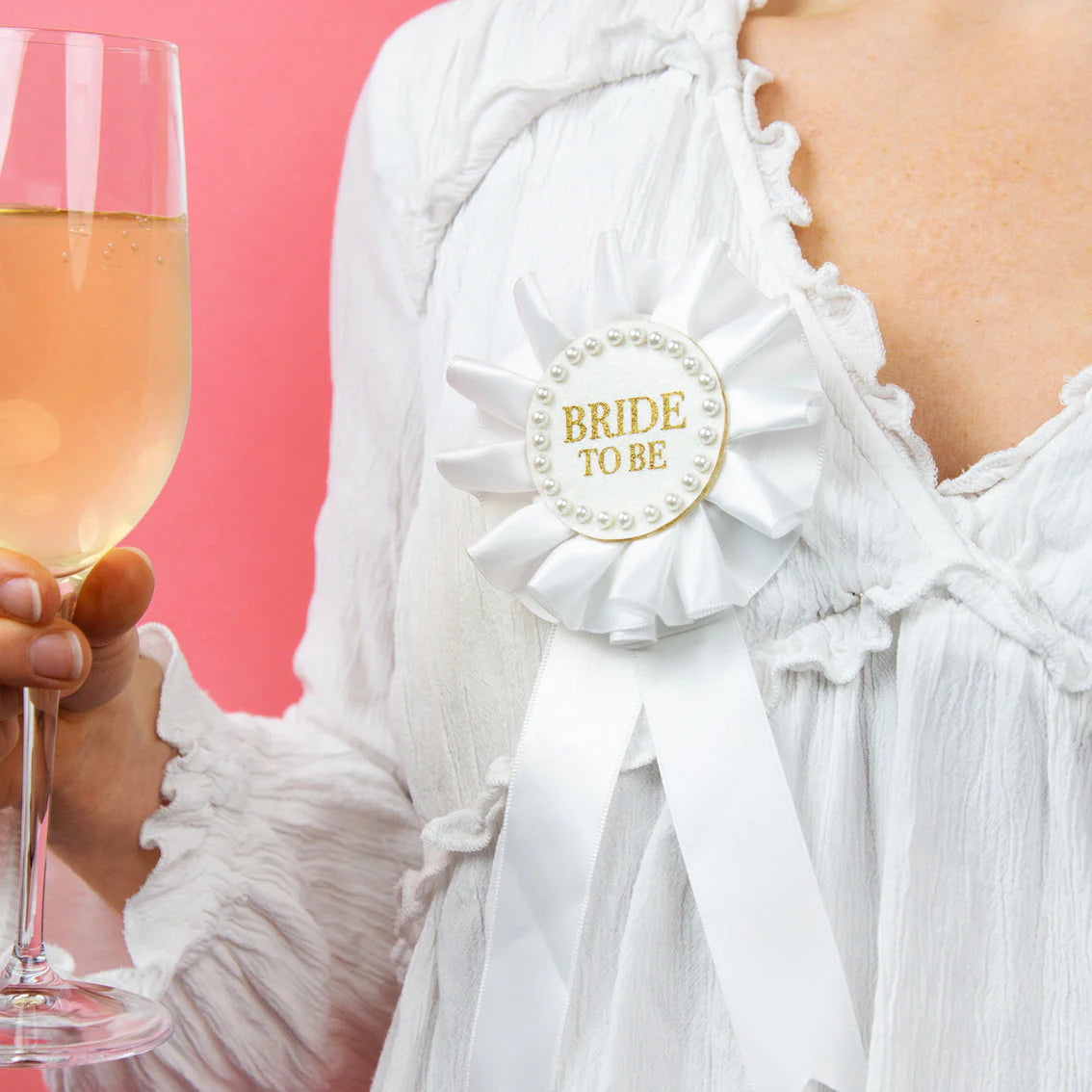 Blossom Girls 'Bride to Be' Pearl Badge