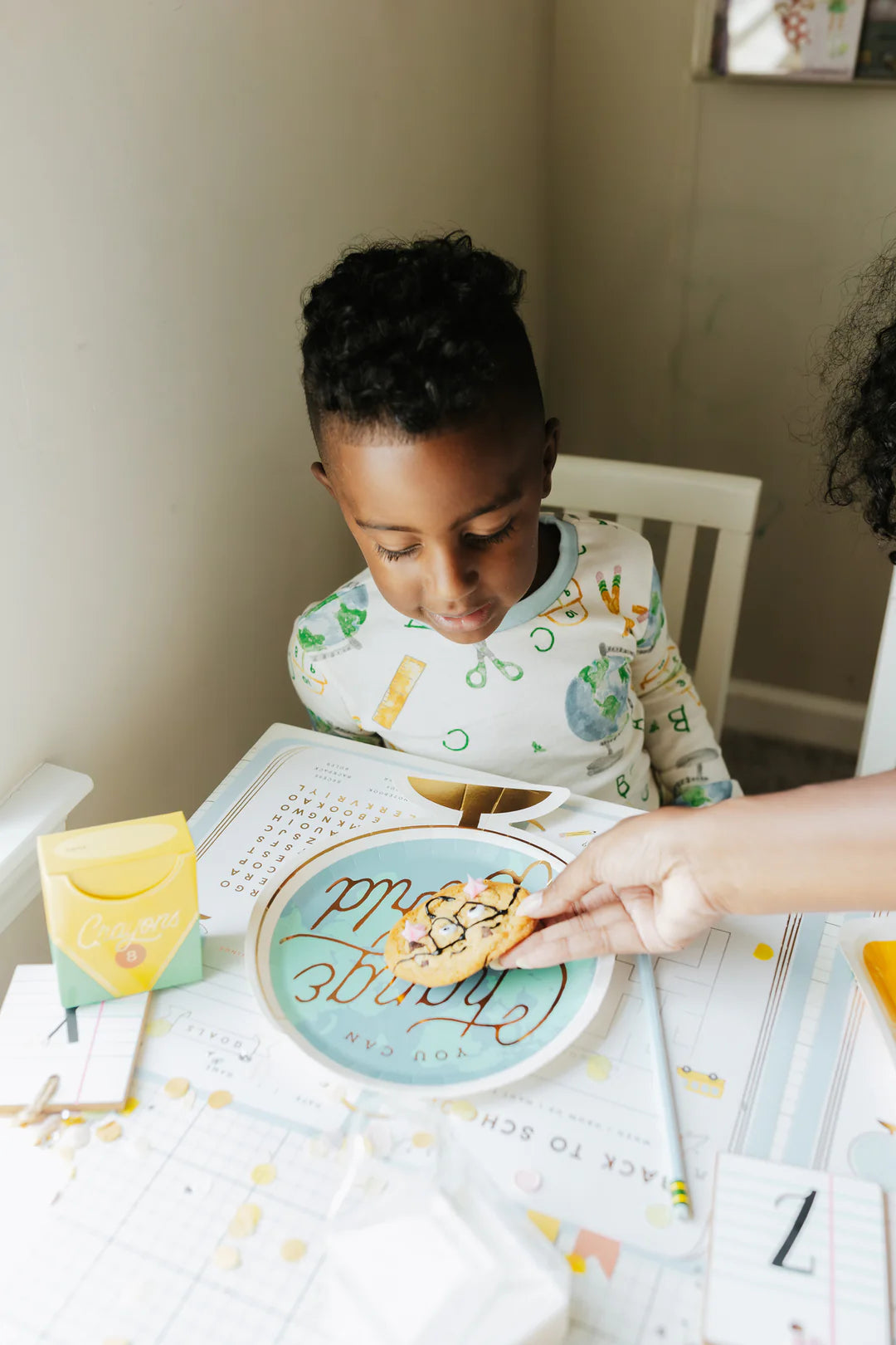 Back To School Globe Paper Plate