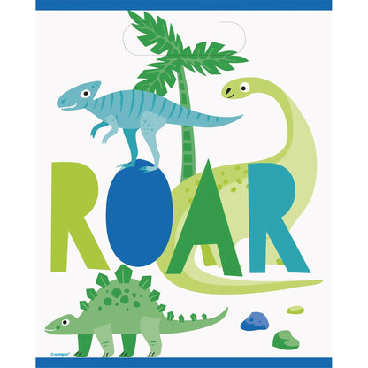 Blue & Green Dinosaur Party Loot Bags