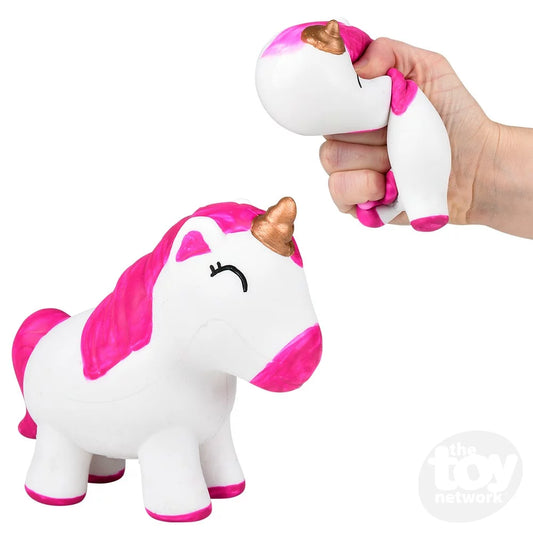 4" Squish And Stretch Unicorn