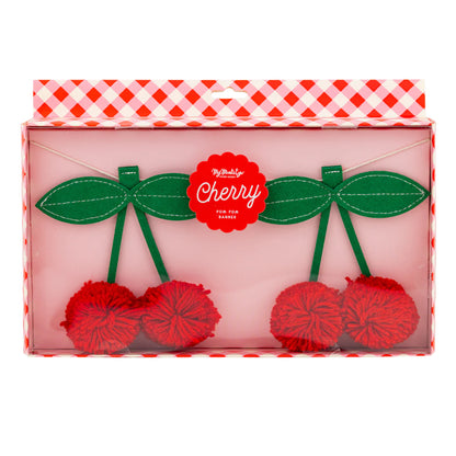 Felt Cherries Banner