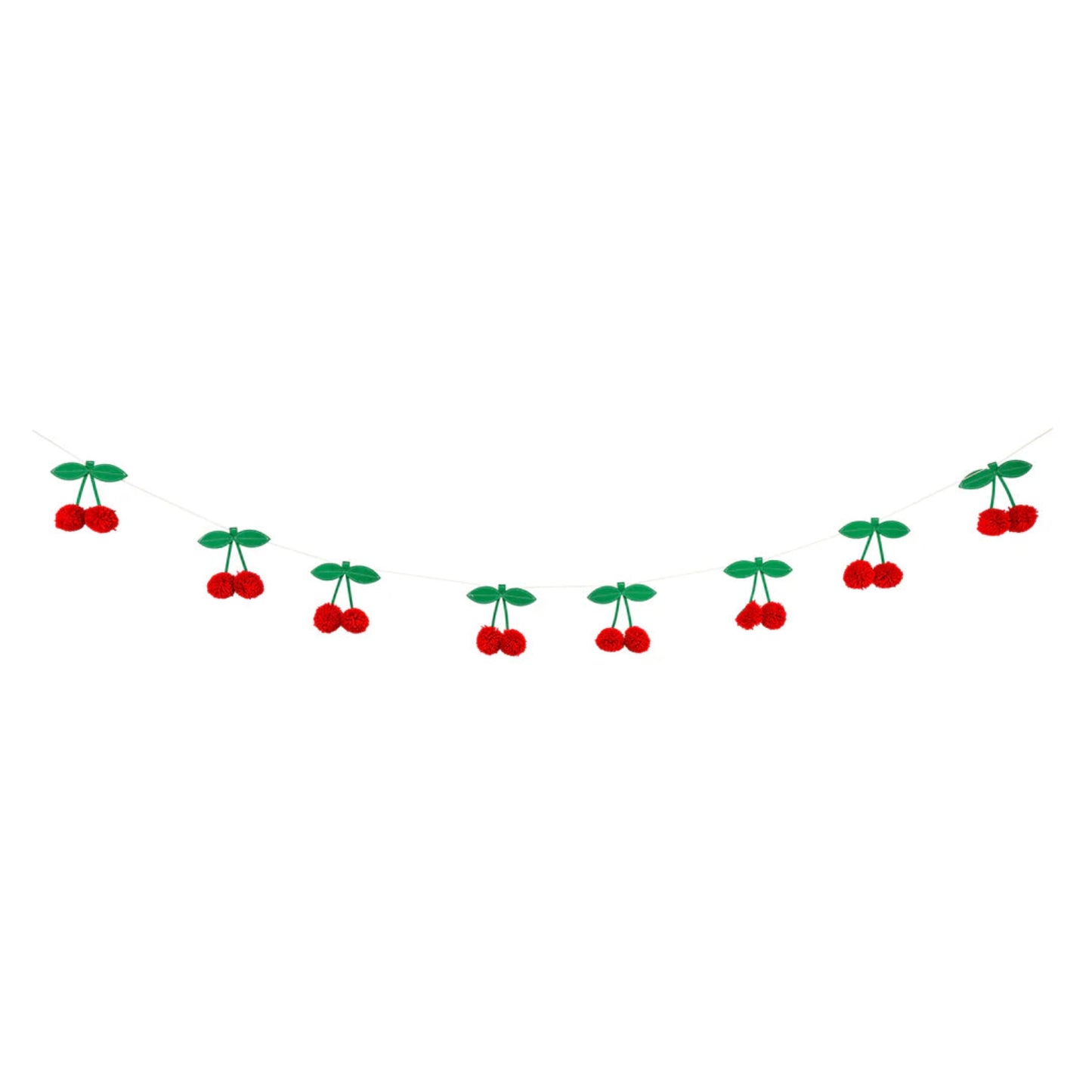 Felt Cherries Banner