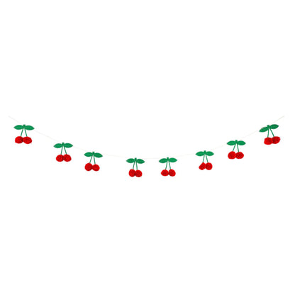 Felt Cherries Banner