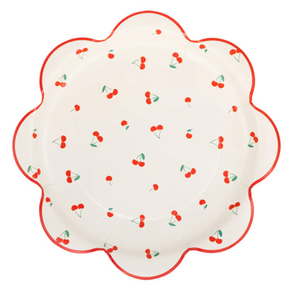 Cherries Scattered Plate