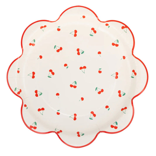 Cherries Scattered Plate