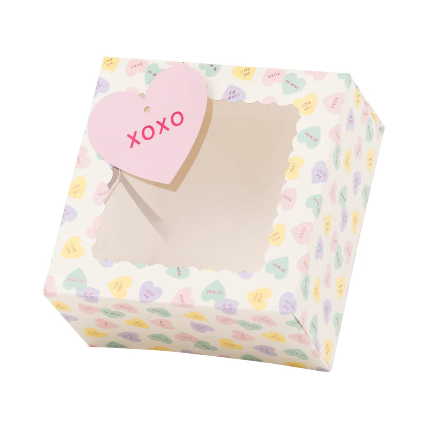 Conversation Hearts Cookie Box