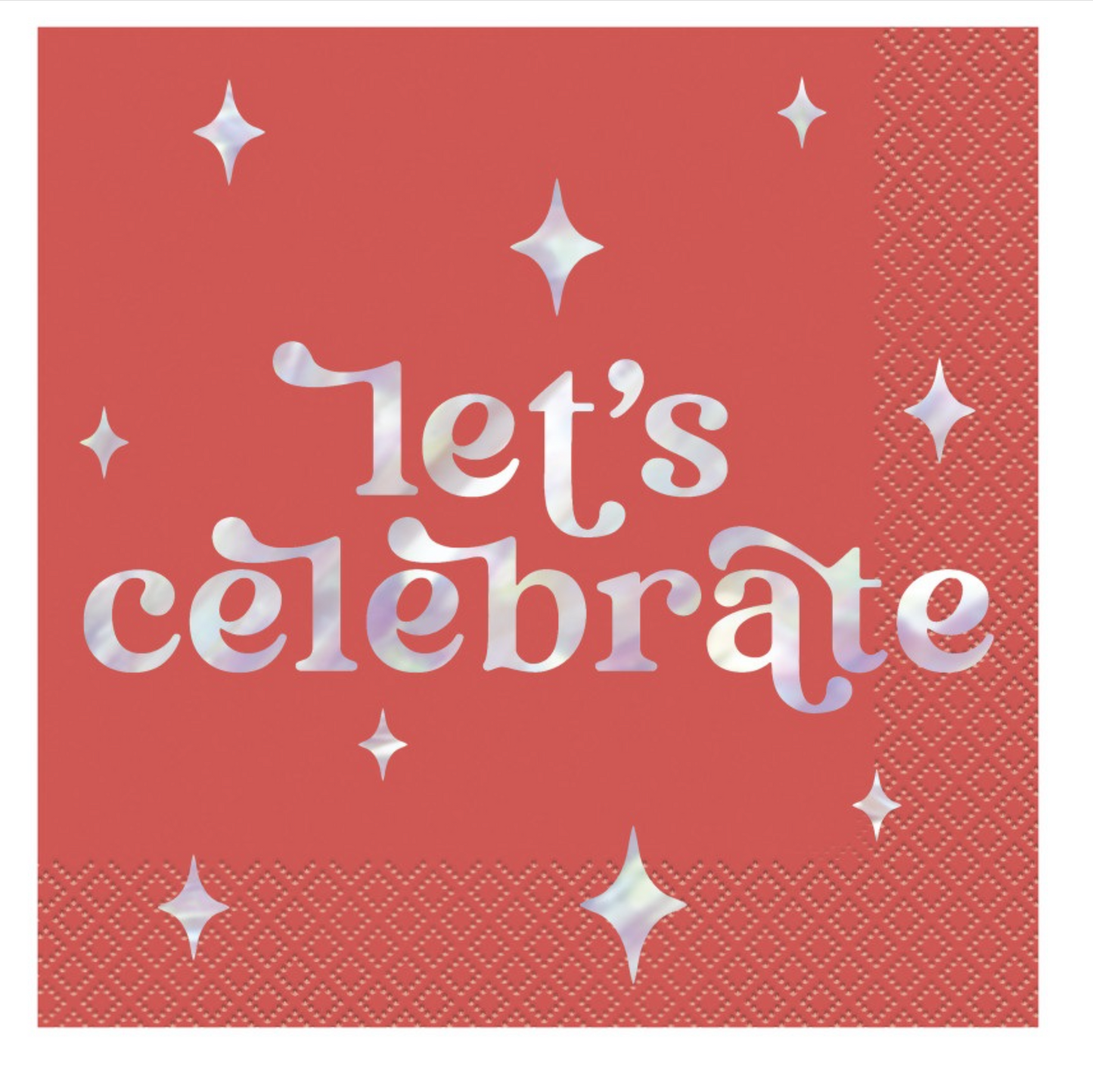 Summer Disco "Let's Celebrate" Luncheon Napkins