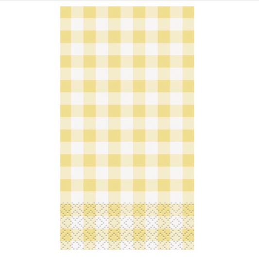 Fresh Daisy Gingham Guest Napkins