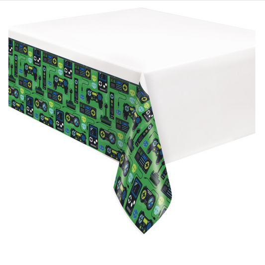 Gamer Birthday Rectangular Plastic Table Cover