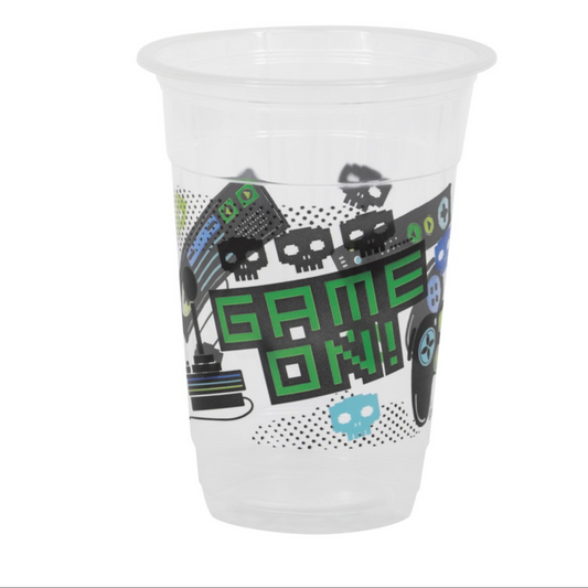 Gamer Birthday 16oz Plastic Party Cups 8ct