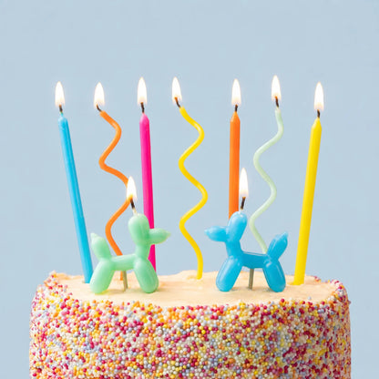 Balloon Dog Birthday Candles