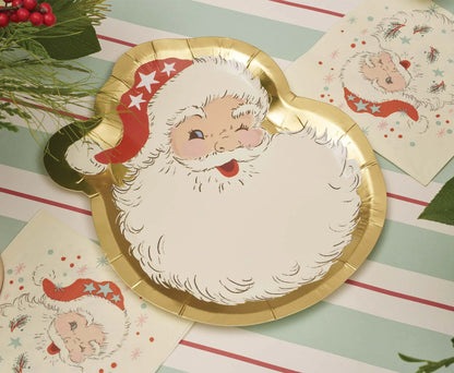 Vintage Santa Cocktail Napkins/20pk