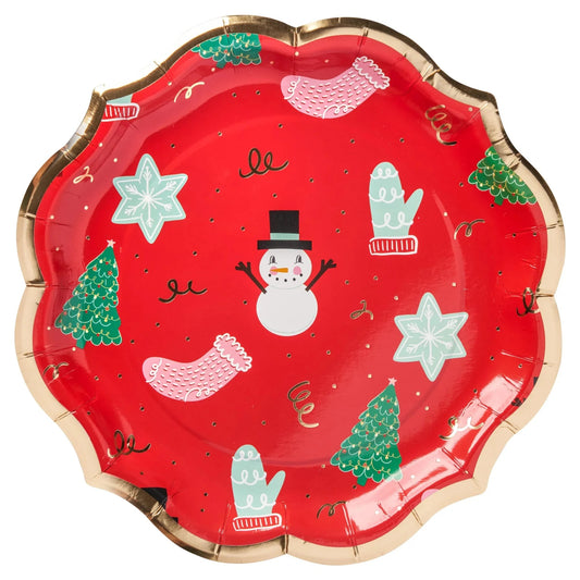 Dinner Plate Deck the Halls/8pk