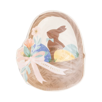 Easter Basket Shaped Paper Plate