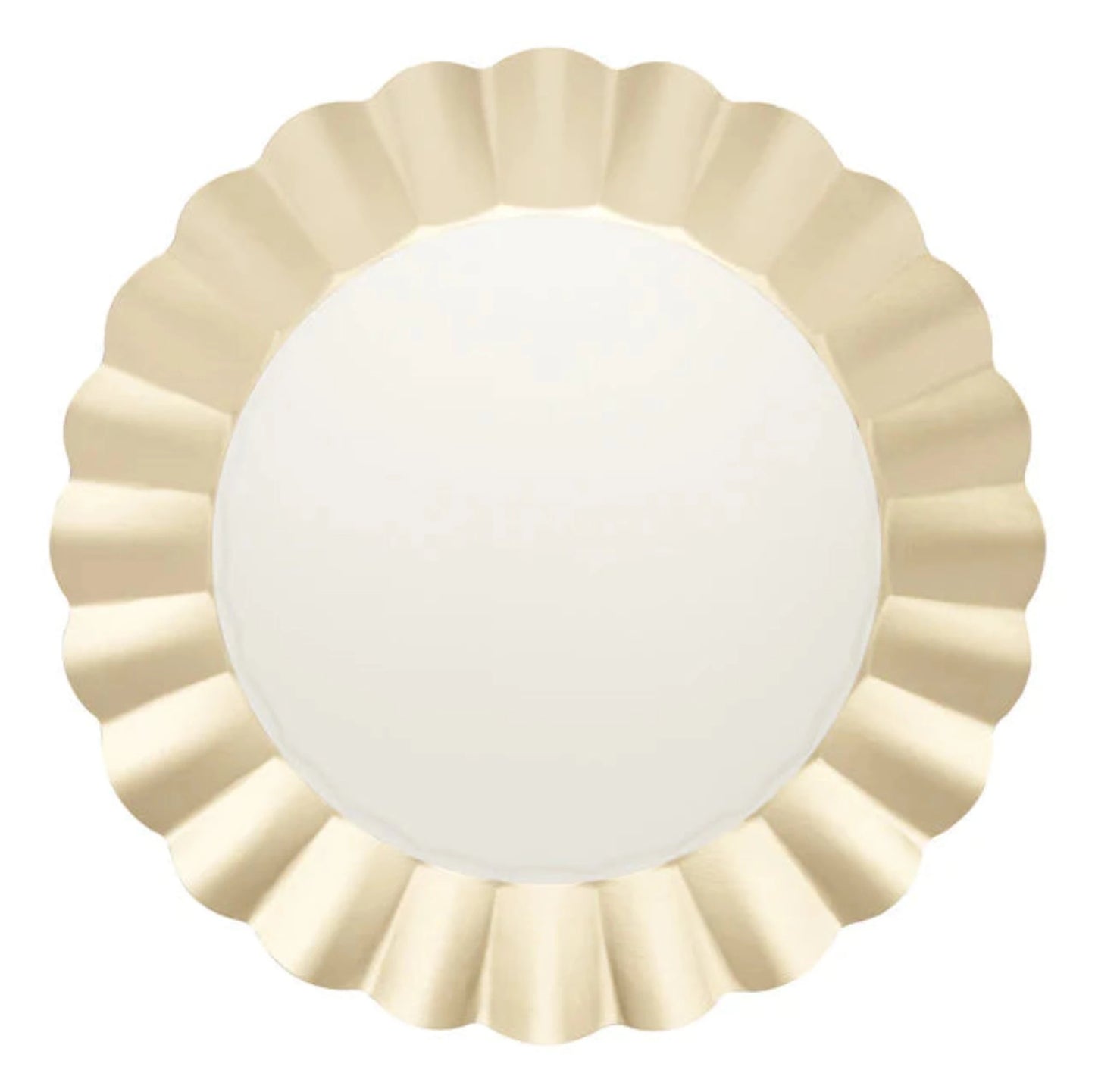 Charger Plate Gold Rimmed