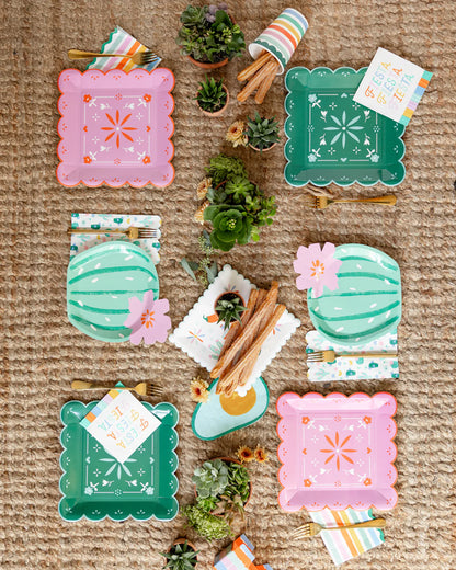 Fiesta Papel 10" Plate Set