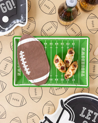 Football Helmet Shaped Paper Plate Regular price