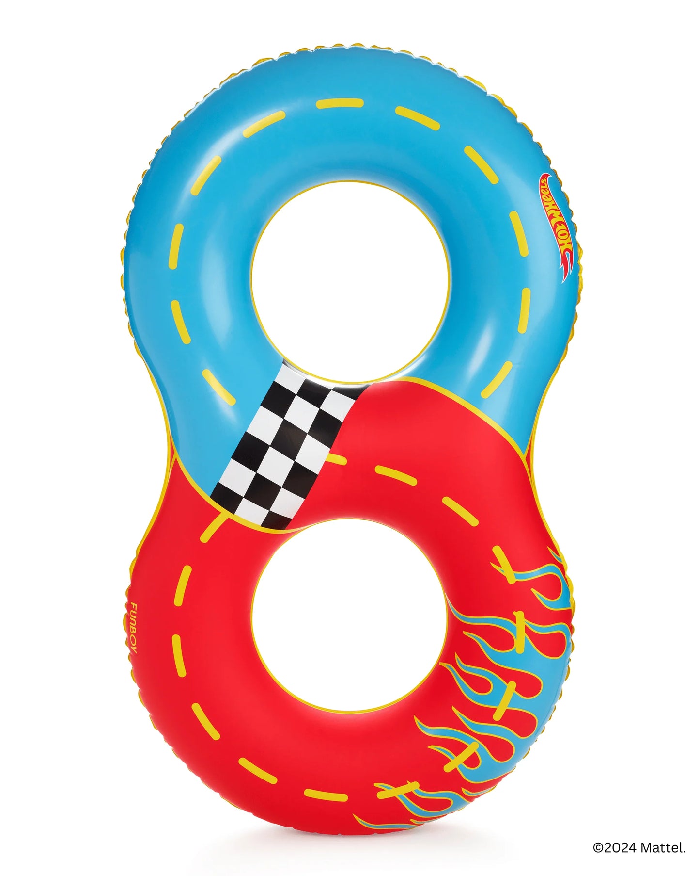 Hot Wheels Kids Racetrack Double Tube Float