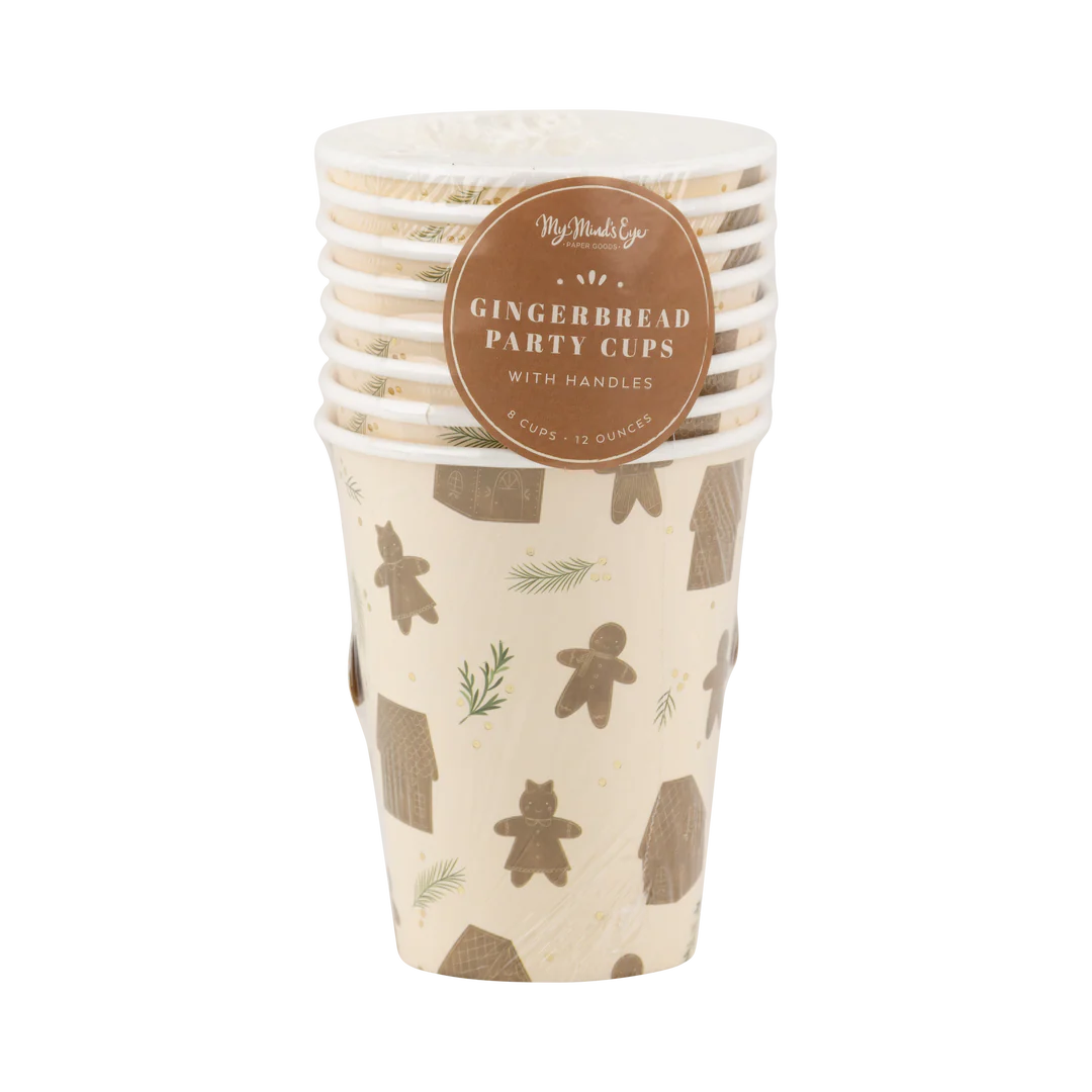 Whimsy Gingerbread Handled Paper Cup