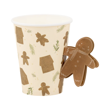 Whimsy Gingerbread Handled Paper Cup