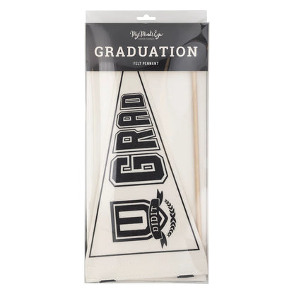 Grad Felt Pennant Banner