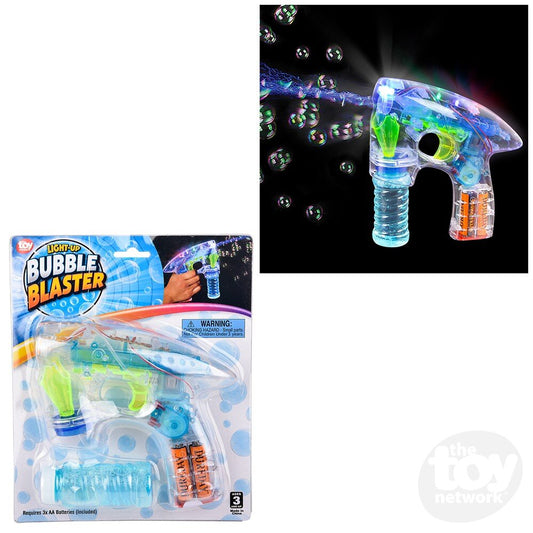 7" Transparent Light-Up Bubble Blaster