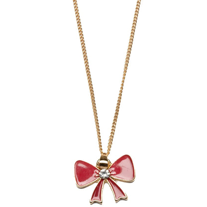 Holiday Bow Necklace