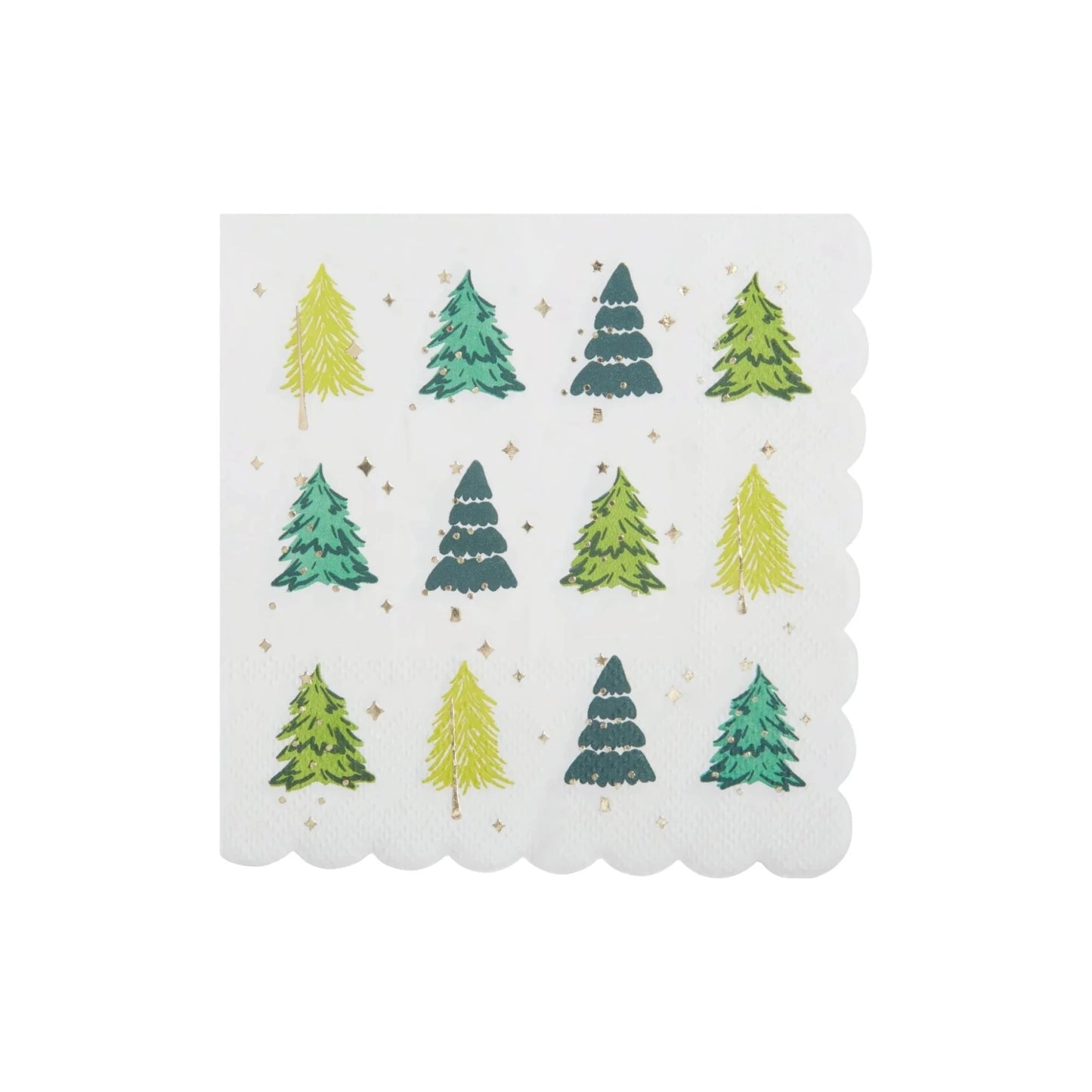 Holiday Trees Dessert Napkins 20ct