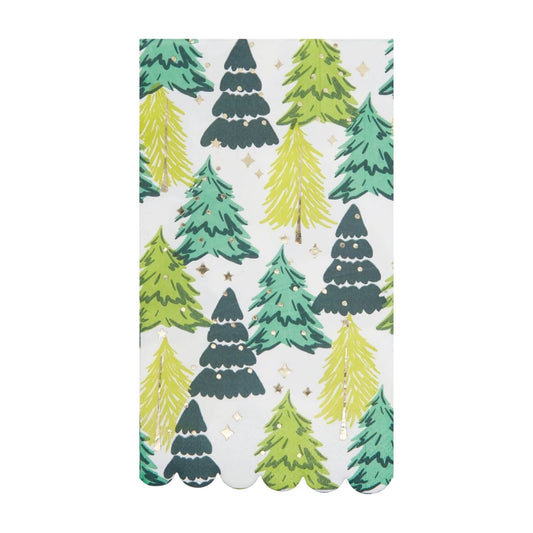 Holiday Trees Guest Dinner Napkin