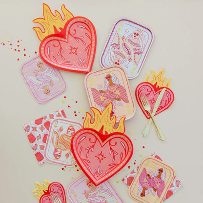 Queens Card Dinner Plates