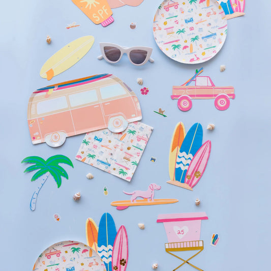 Surf's Up "Surf Van" Large Plates